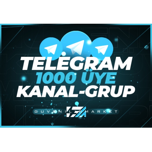  1000 Telegram Üye - HIZLI TESLİM